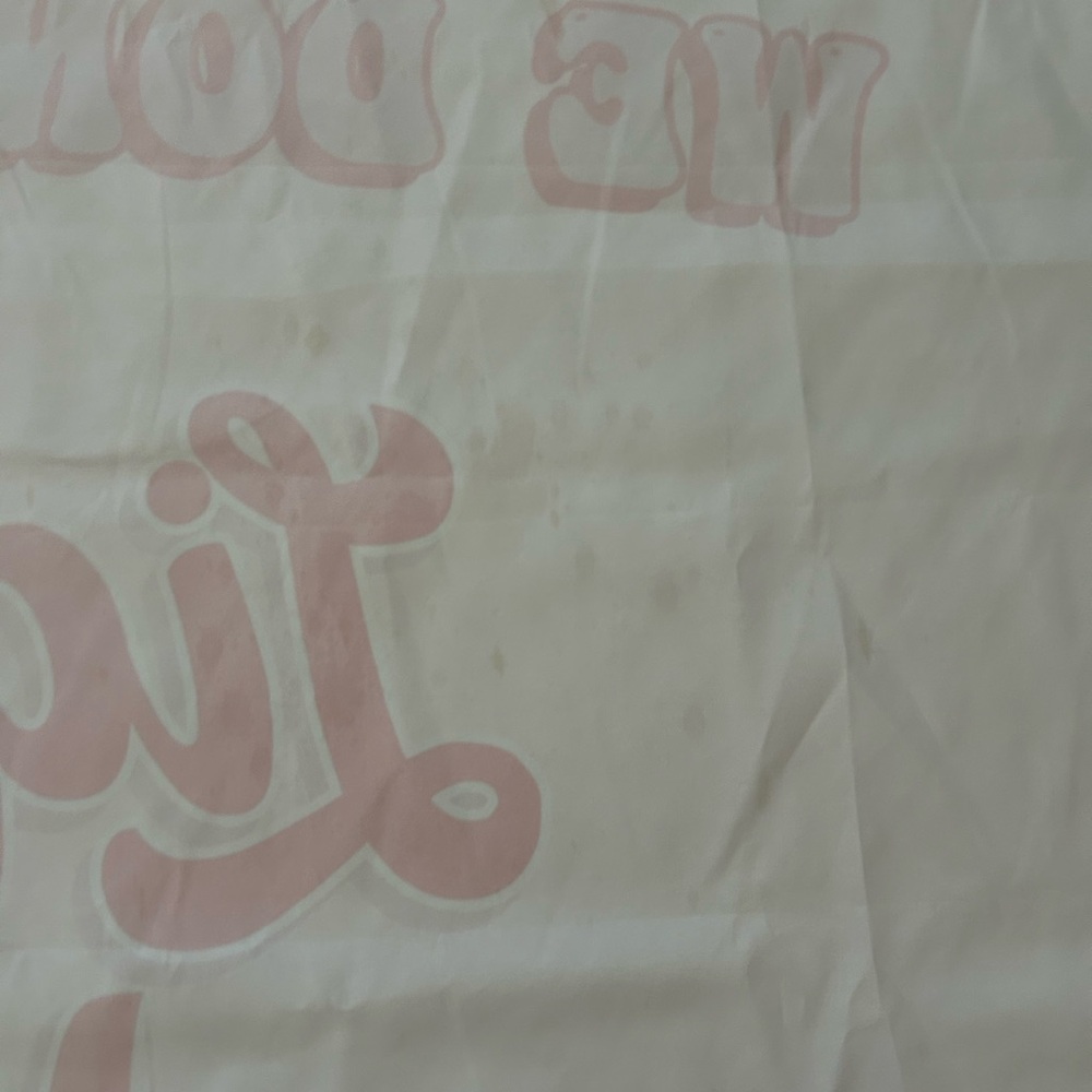 Pink Lettered Tapestry - Picture 5 of 7